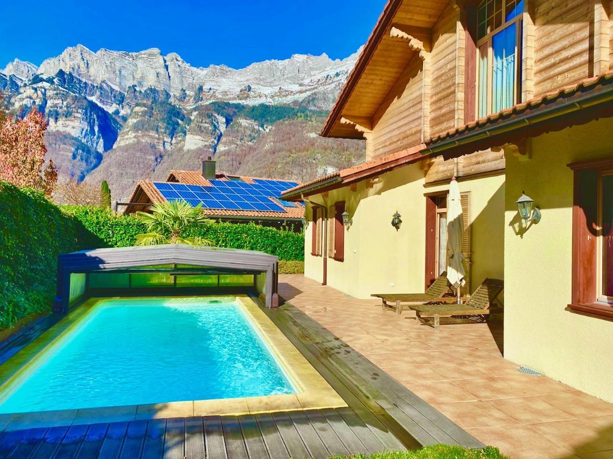 Doodle'S Amazing Chalet -Walensee - Flumserberg - Churfirsten - Heidiland - Pool - Sauna Mols Εξωτερικό φωτογραφία