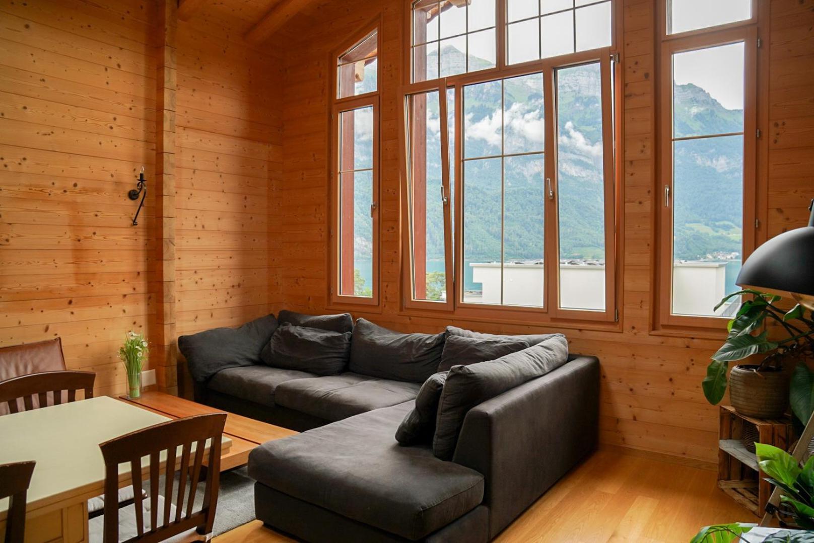 Doodle'S Amazing Chalet -Walensee - Flumserberg - Churfirsten - Heidiland - Pool - Sauna Mols Εξωτερικό φωτογραφία