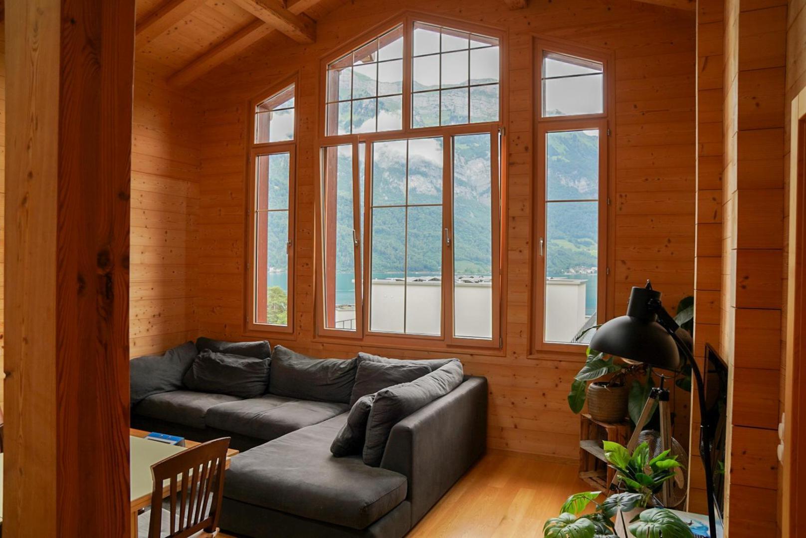 Doodle'S Amazing Chalet -Walensee - Flumserberg - Churfirsten - Heidiland - Pool - Sauna Mols Εξωτερικό φωτογραφία