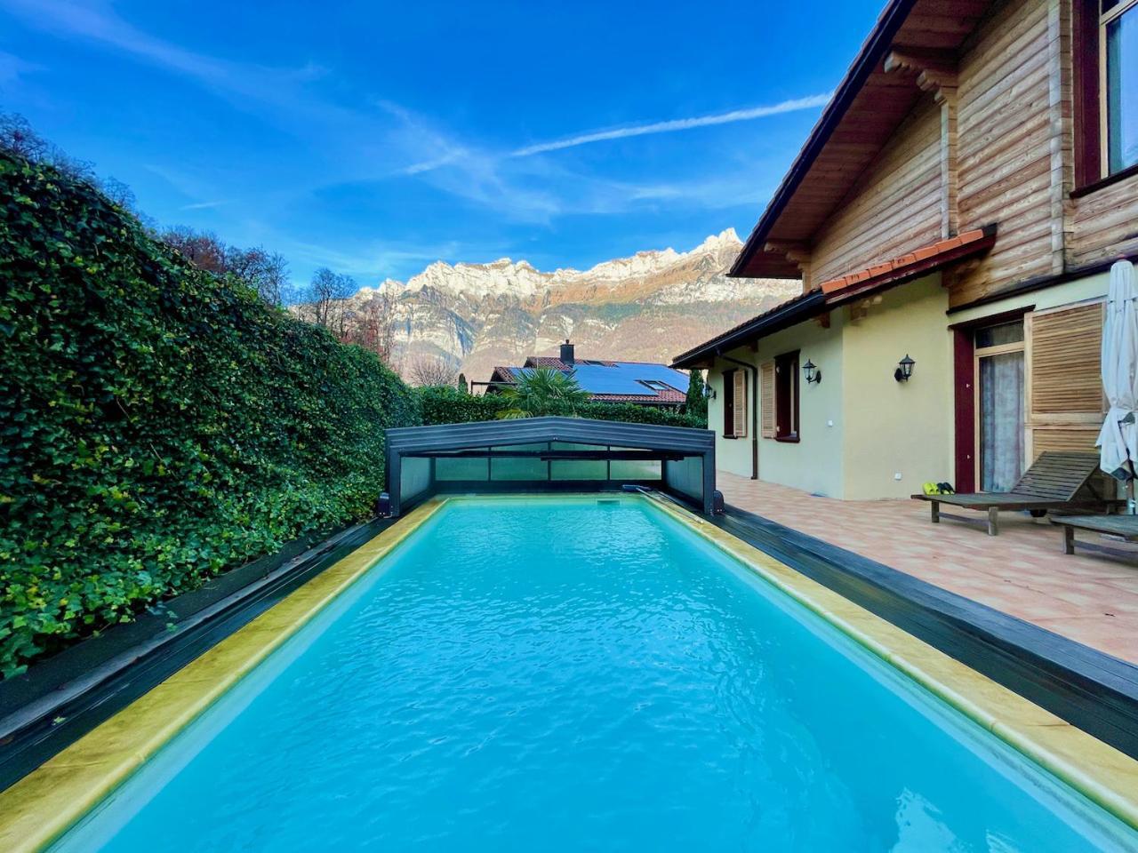Doodle'S Amazing Chalet -Walensee - Flumserberg - Churfirsten - Heidiland - Pool - Sauna Mols Εξωτερικό φωτογραφία